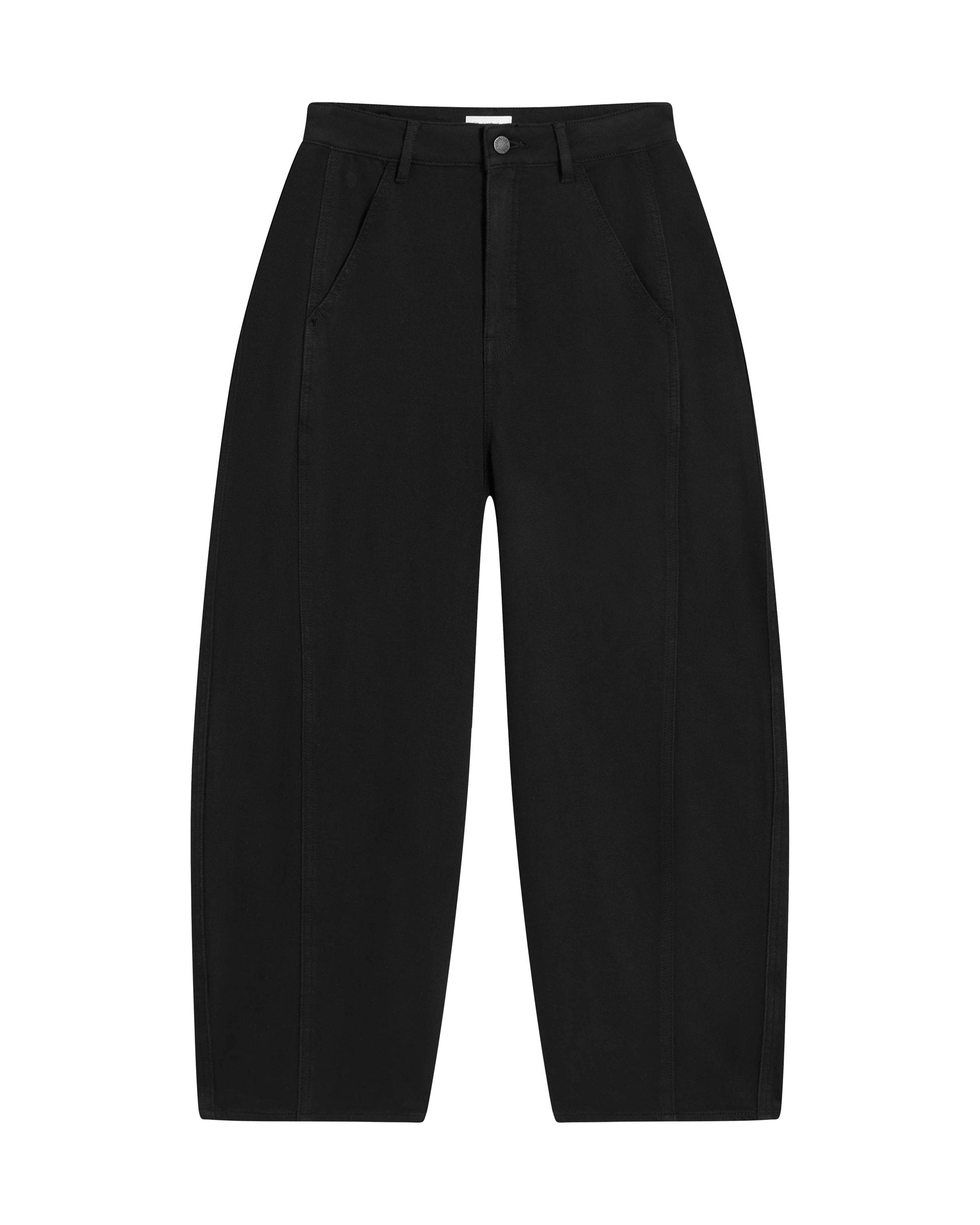 MOONDUST Soft Denim - Wide Barrel leg - Stay Black