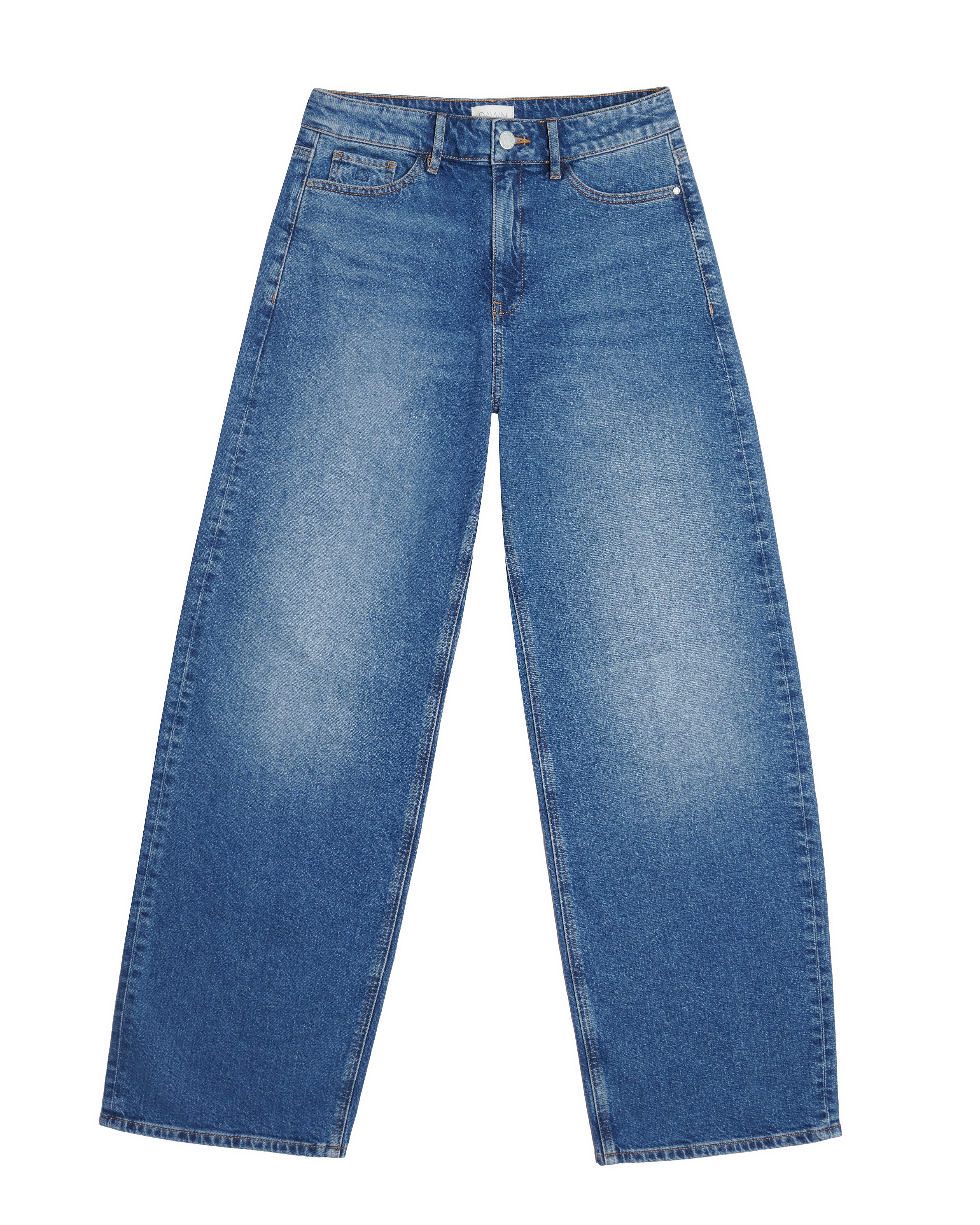 ASH Barrel Leg Minimal Stretch - Basic - Medium Blue