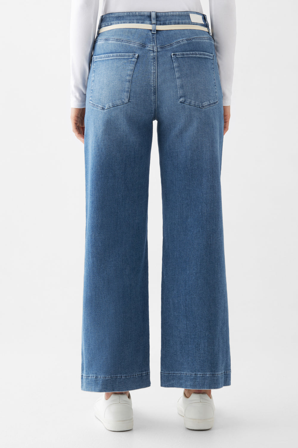 Denim pocket top mid blue