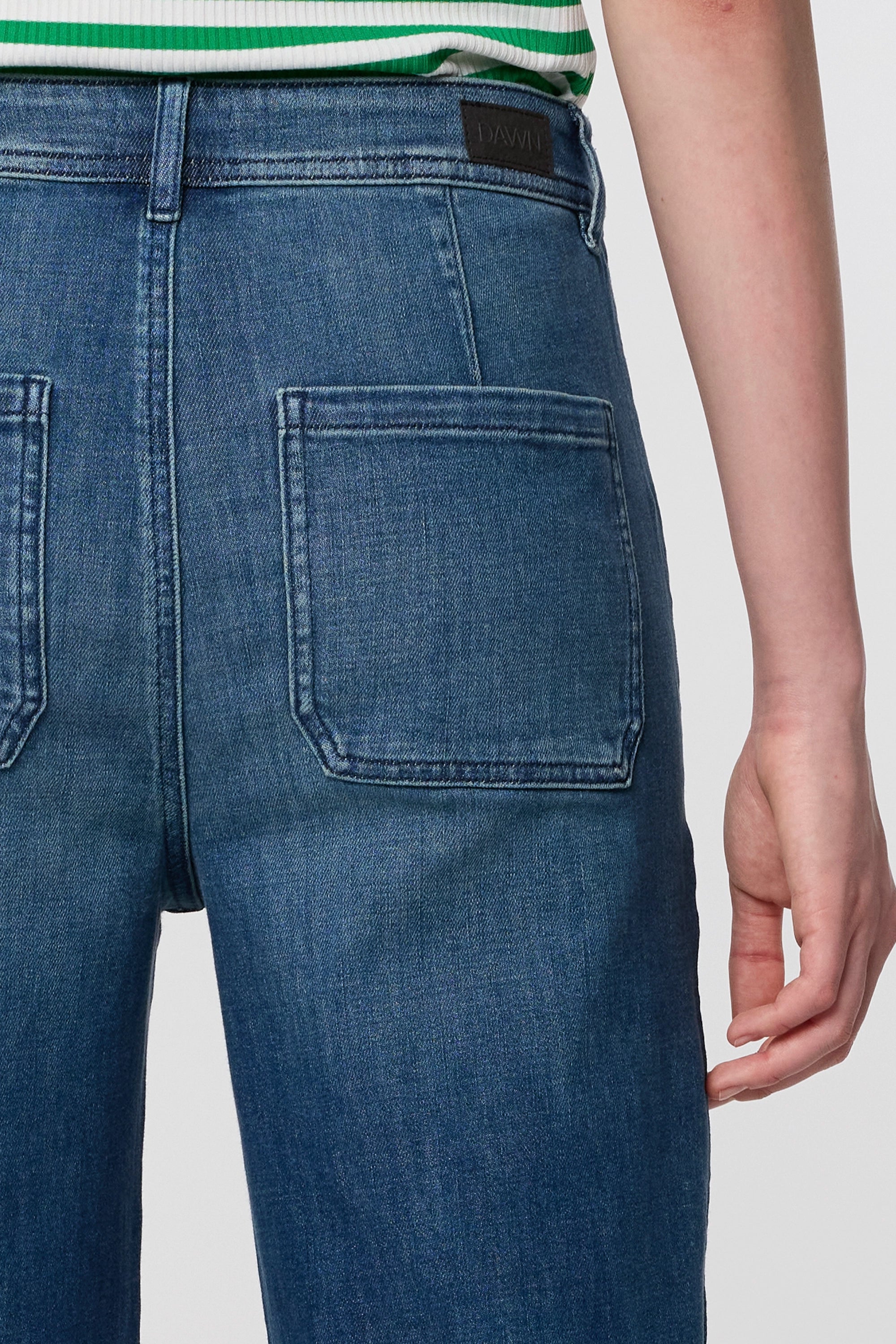 DEW Flared Soft Denim - Sailor - Vintage Blue