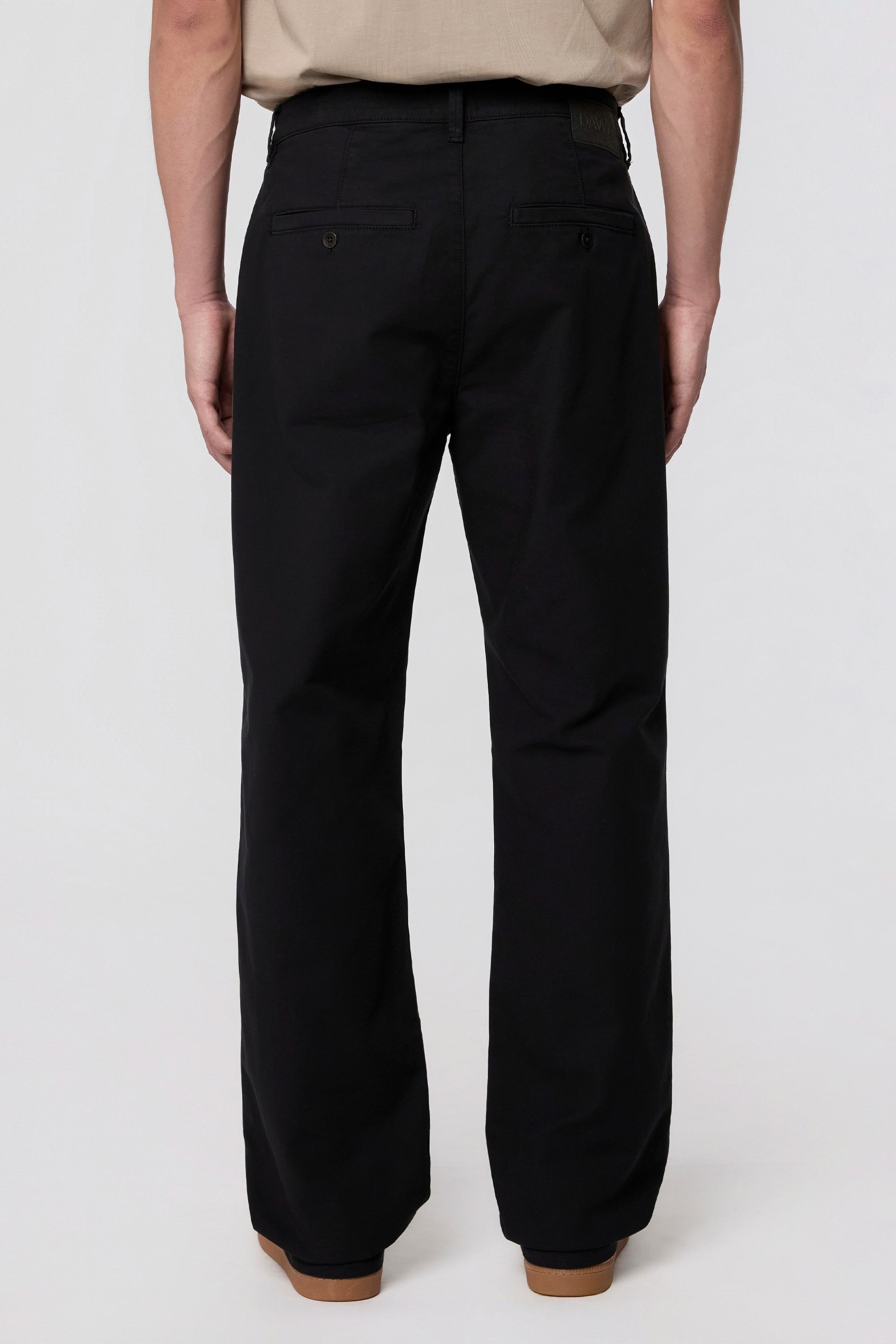 ELYSIAN - Chino-Paper Touch Twill - Black