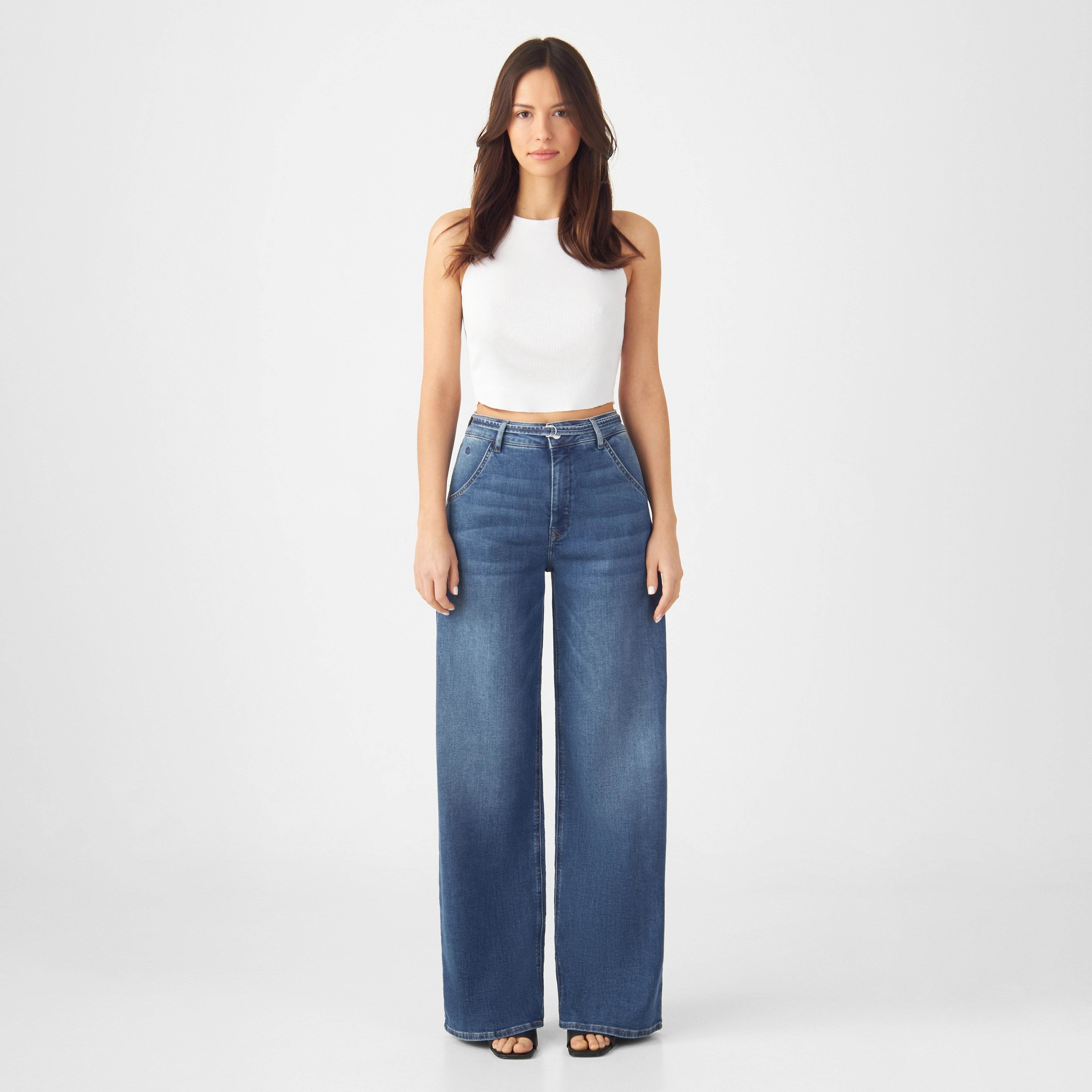 BLINK High Waist Wide - Vintage Blue