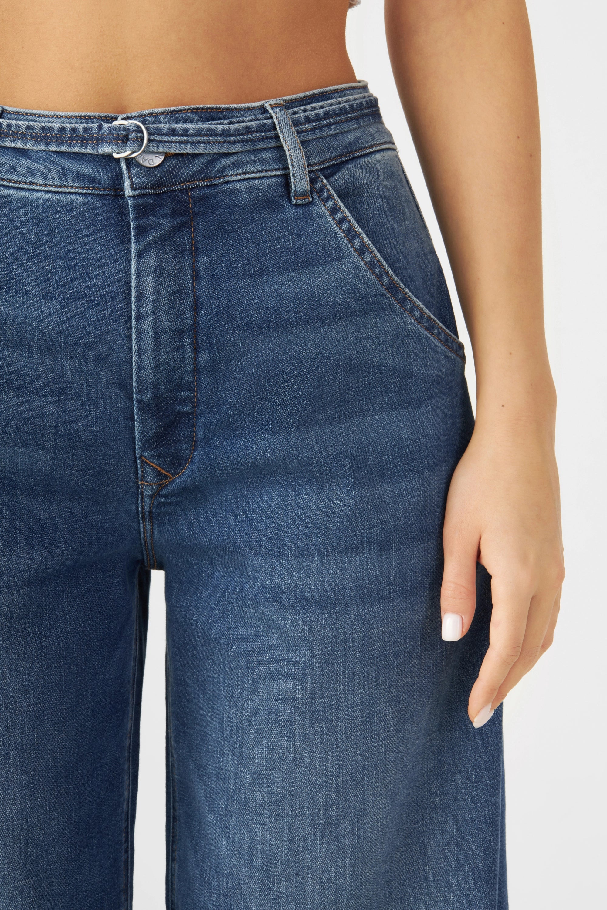 BLINK High Waist Wide - Vintage Blue