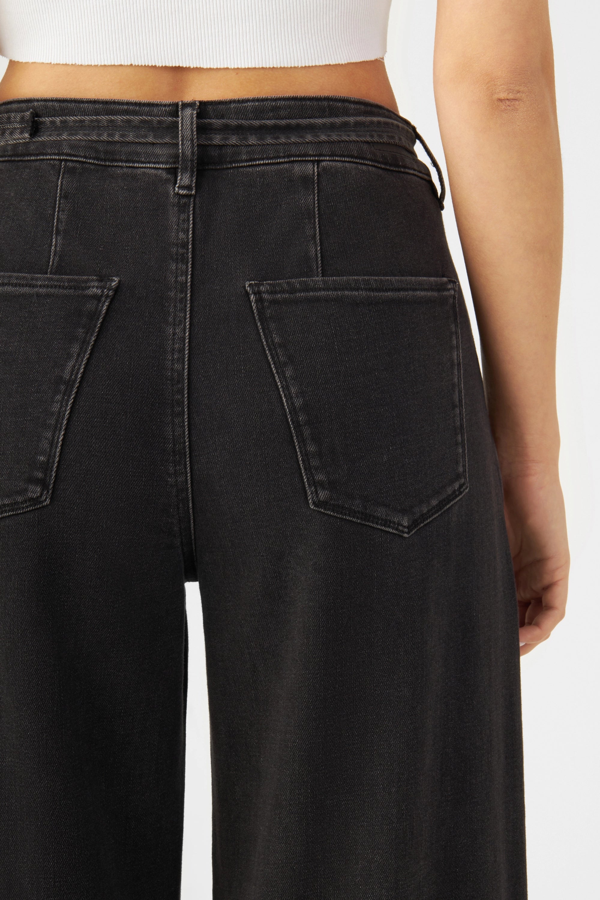 BLINK High Waist Wide - Black Denim