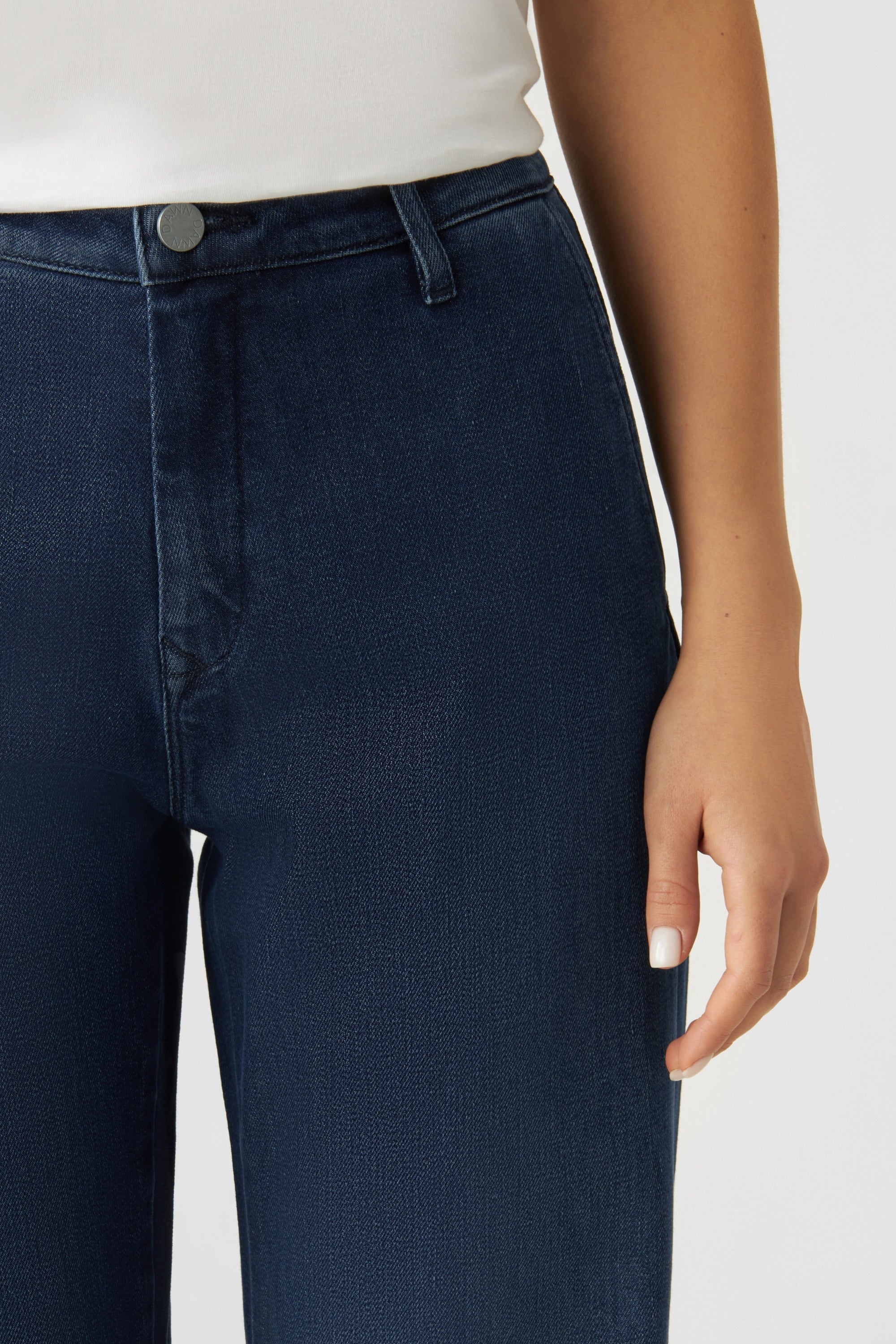 GLOW Flared Soft Denim - Chino - Dark Blue