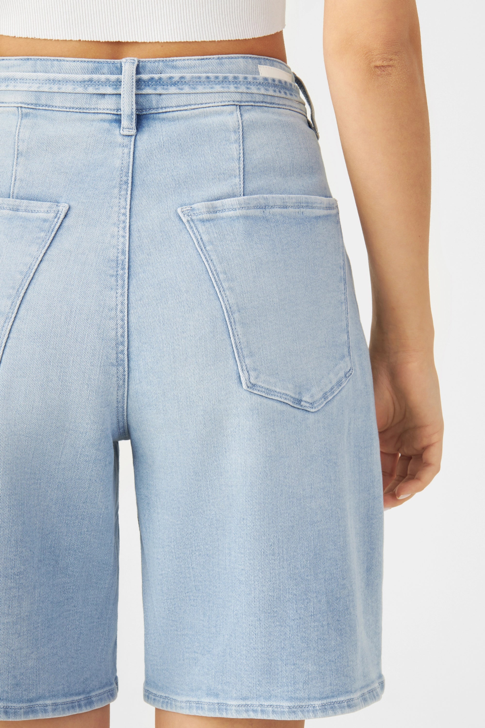 BLINKY Soft Denim - Shorts - Light Blue