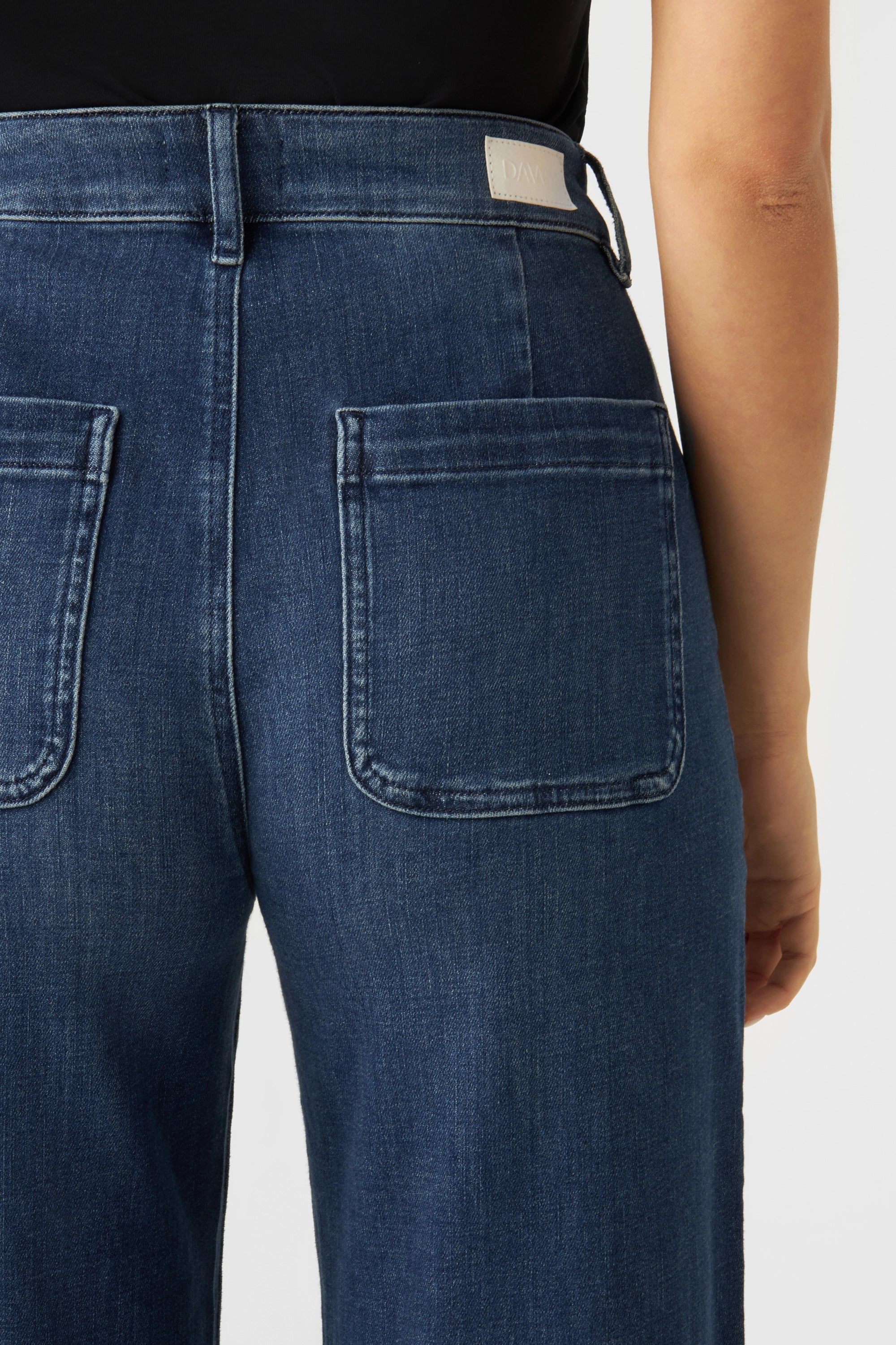 DEW Flared Soft Denim - Worker - Medium Blue