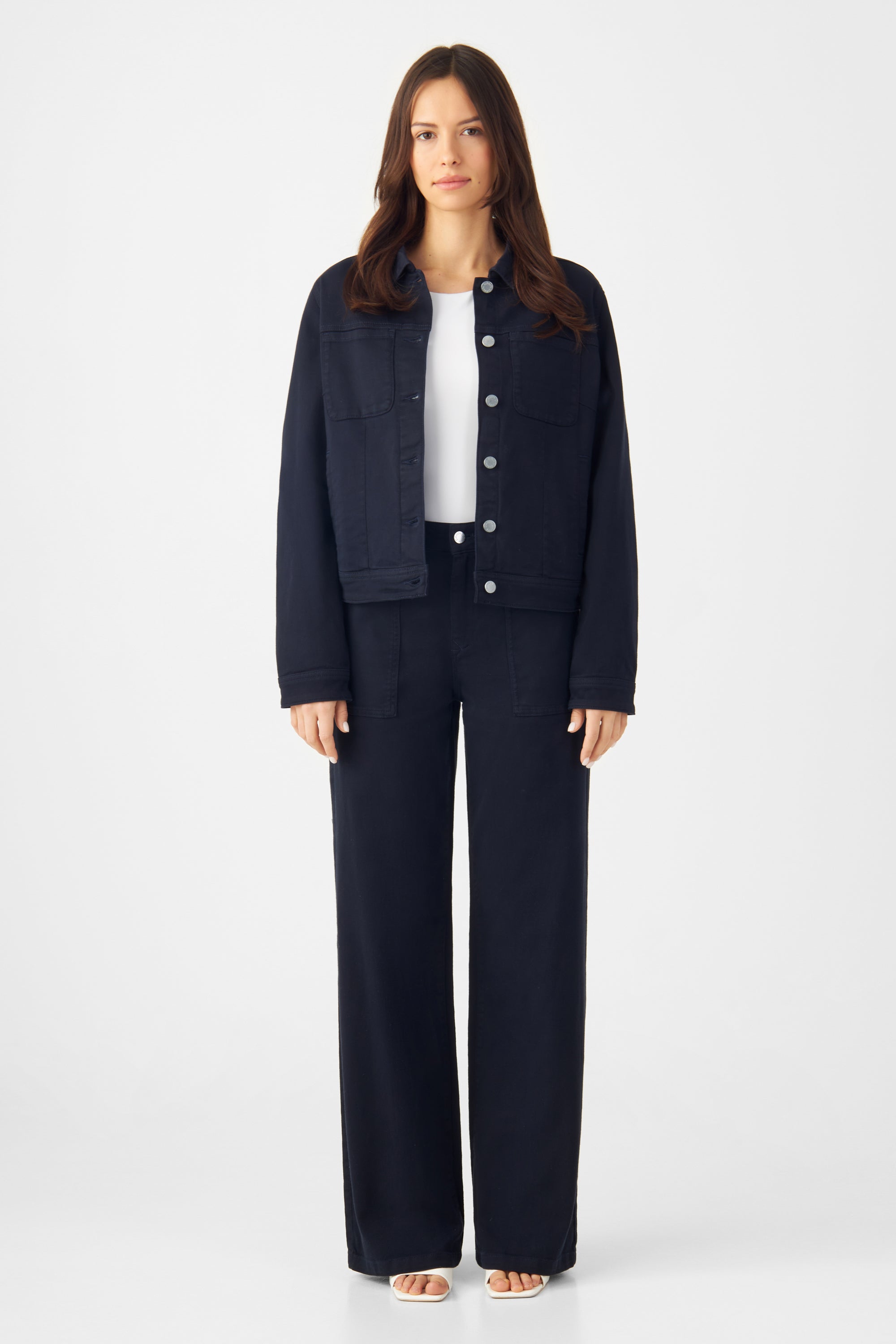 DEW Flared Soft Denim - Worker -  Nightsky Navy