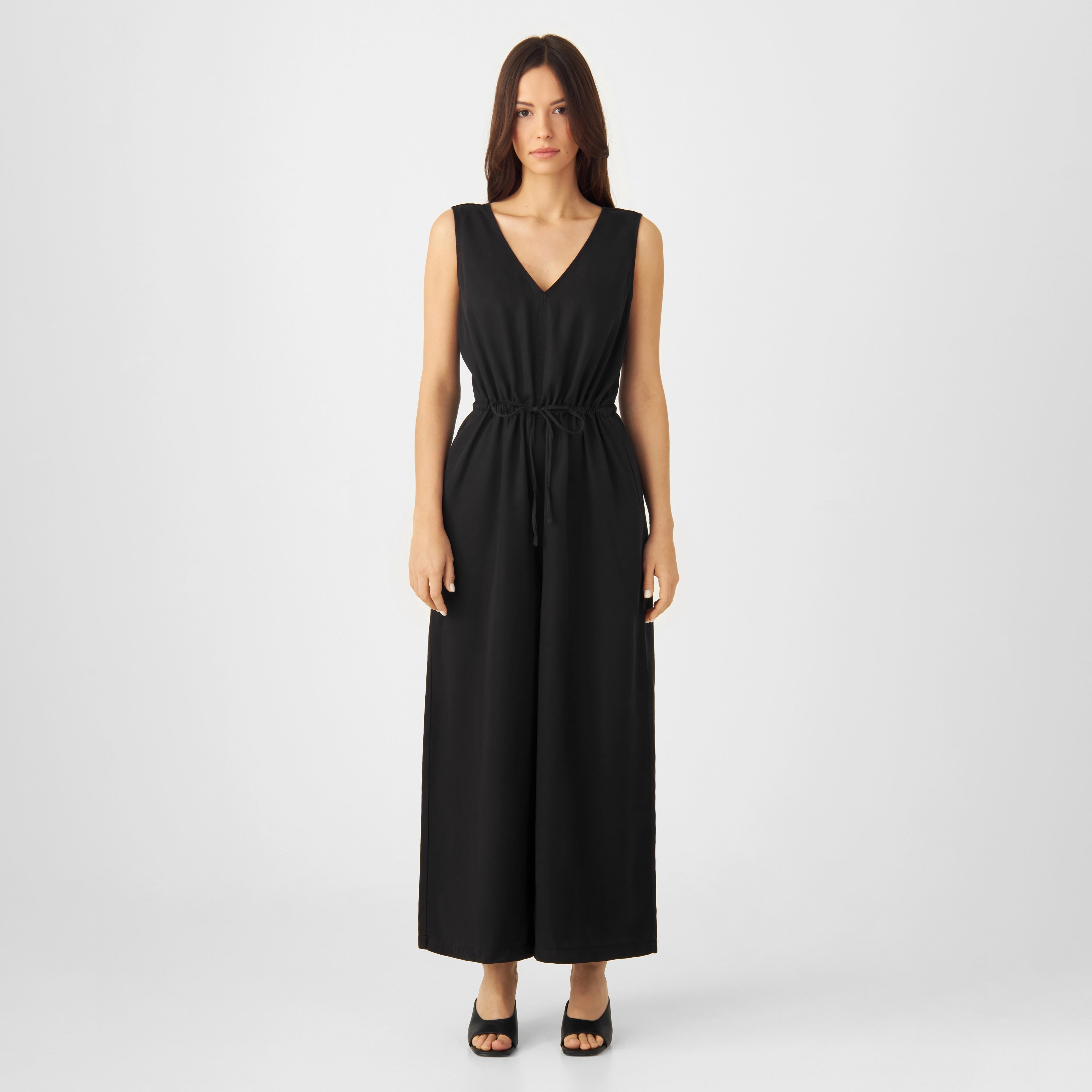 MOONLIGHT Tencel - Classic Overall - Midnight Black