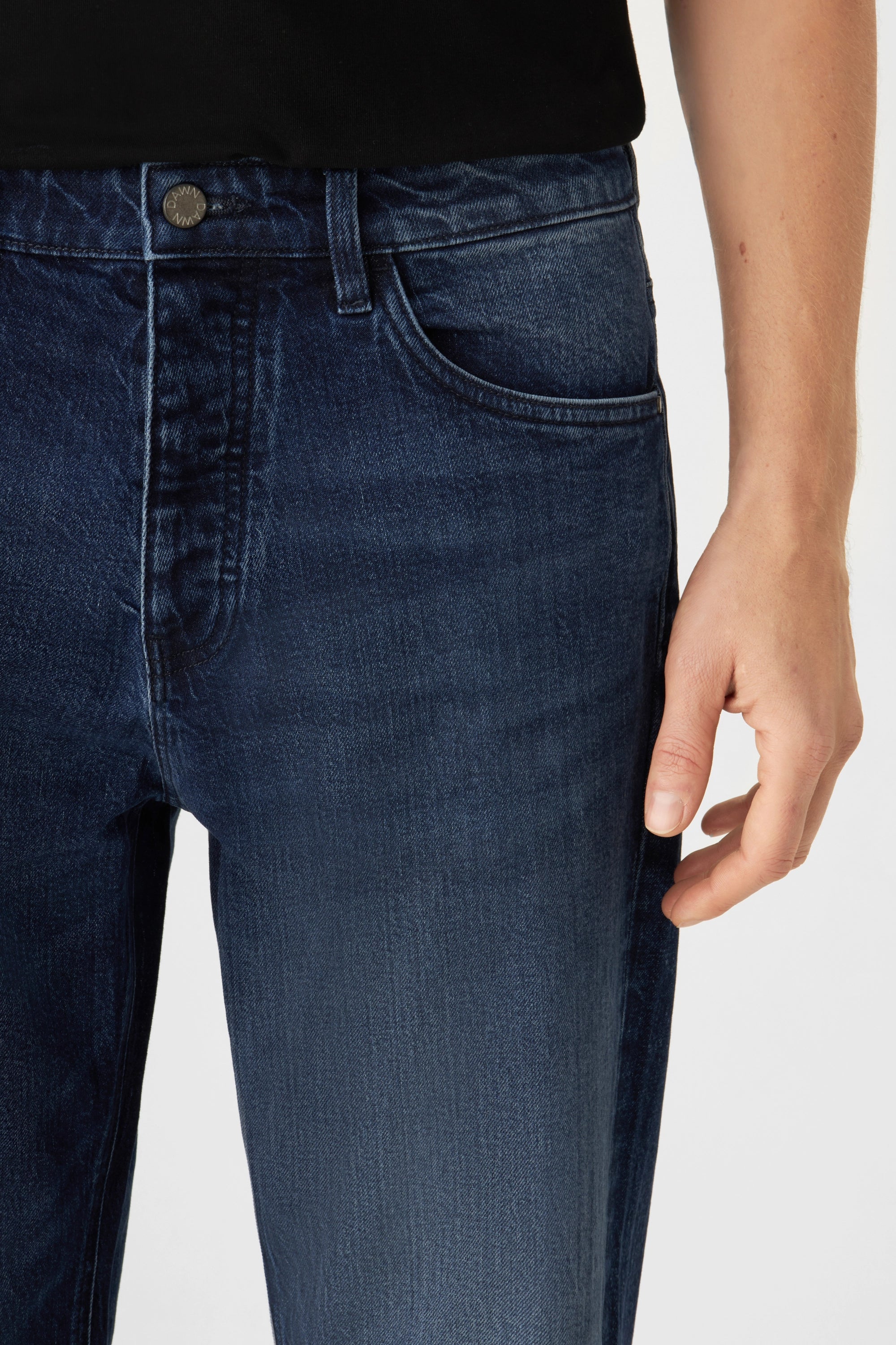 RISE Relaxed Tapered Minimal Stretch - Basic - Dark Blue