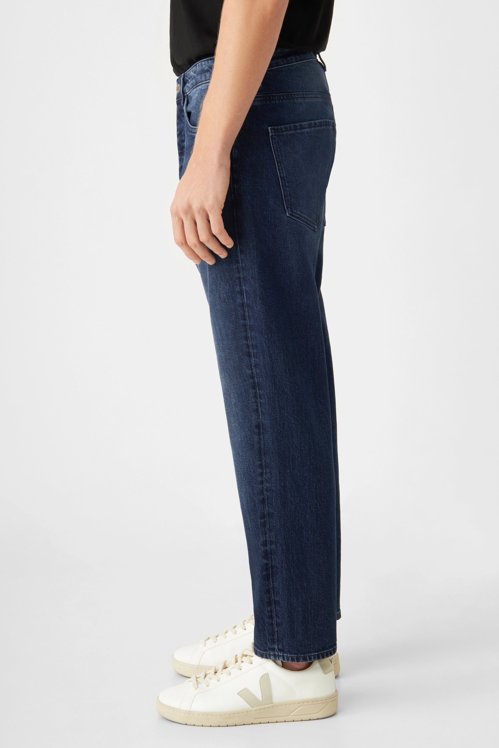 RISE Relaxed Tapered Minimal Stretch - Basic - Dark Blue