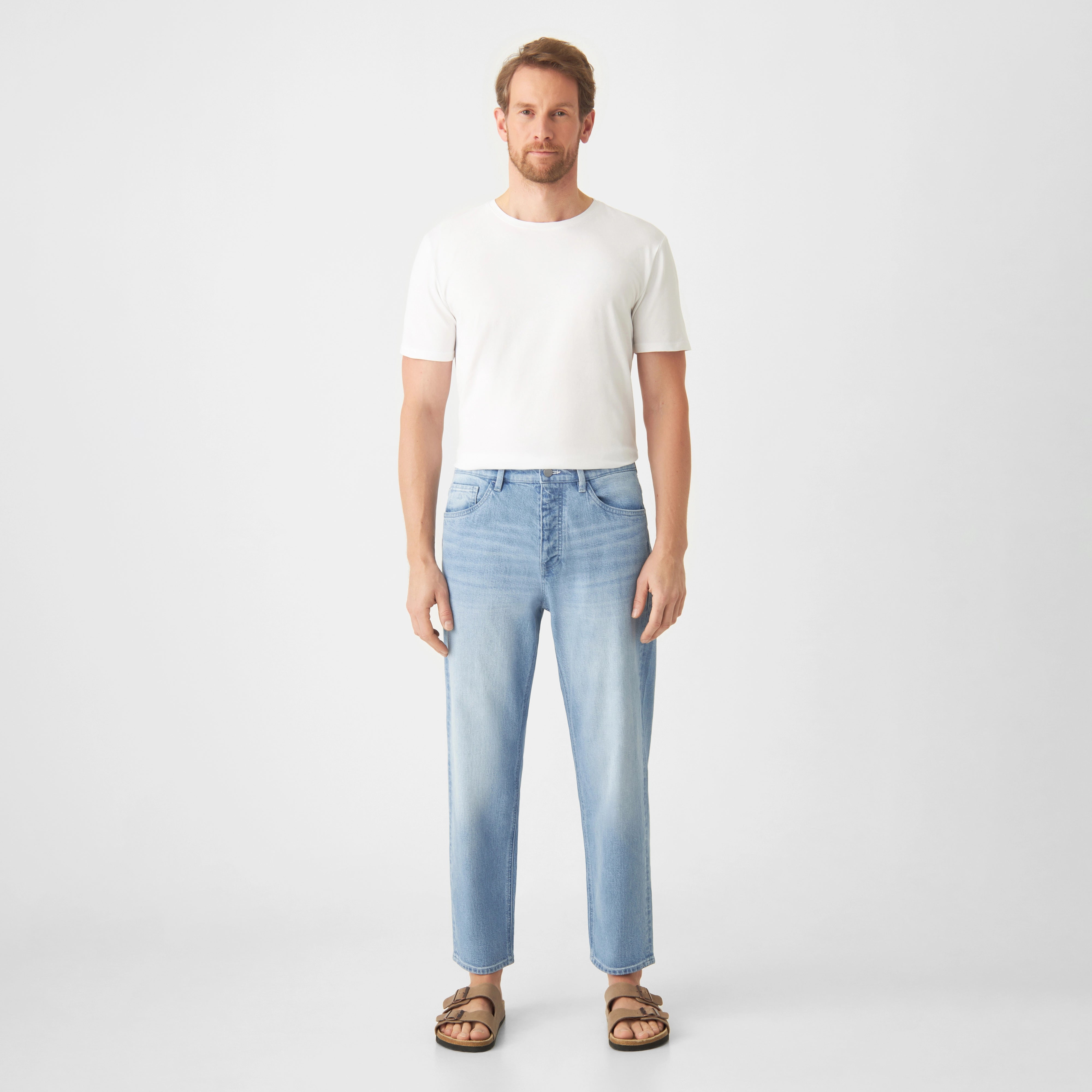 RISE Relaxed Tapered Minimal Stretch - Basic - Bright Blue