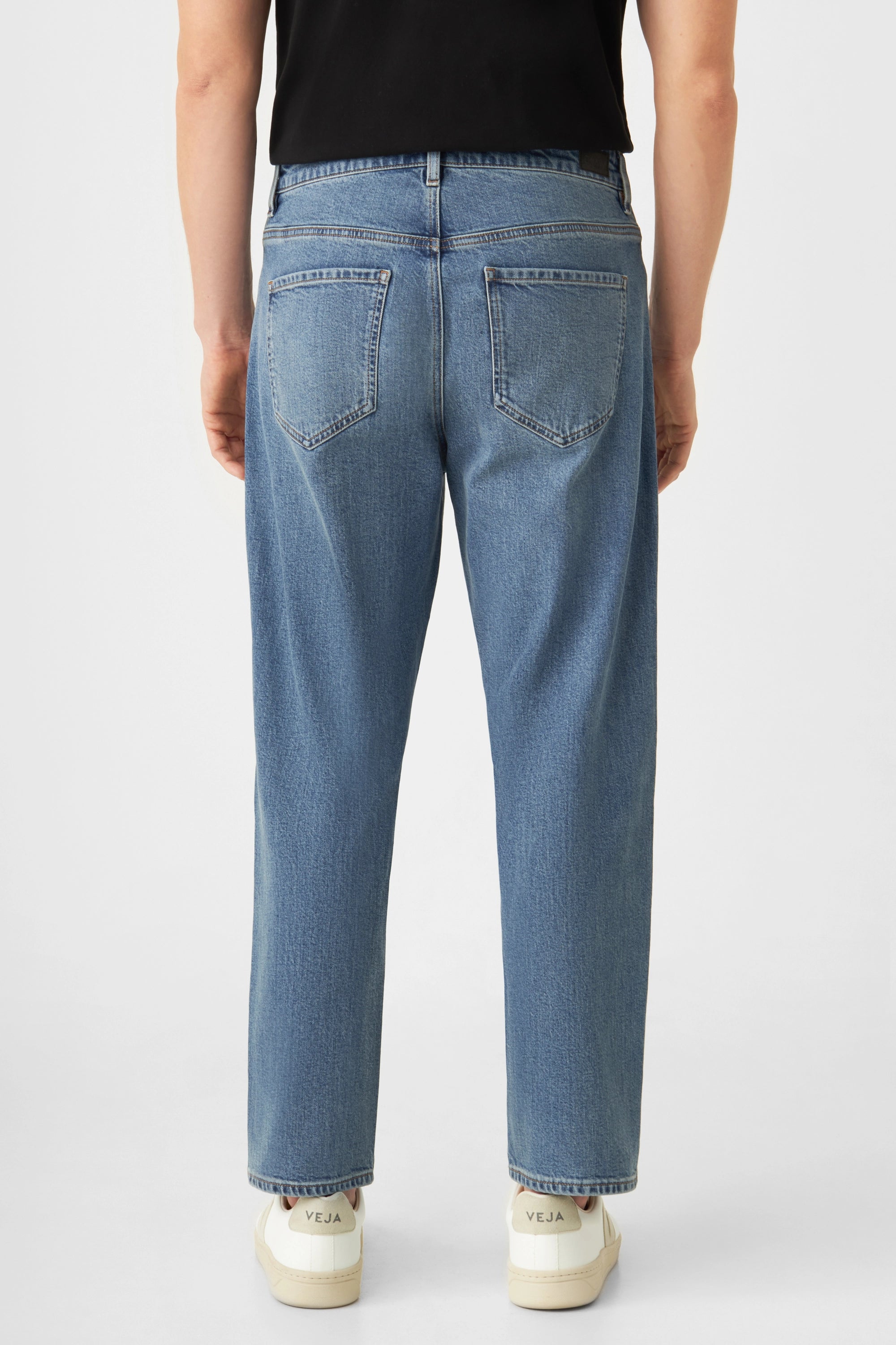 RISE Relaxed Tapered Minimal Stretch - Basic - Vintage Blue