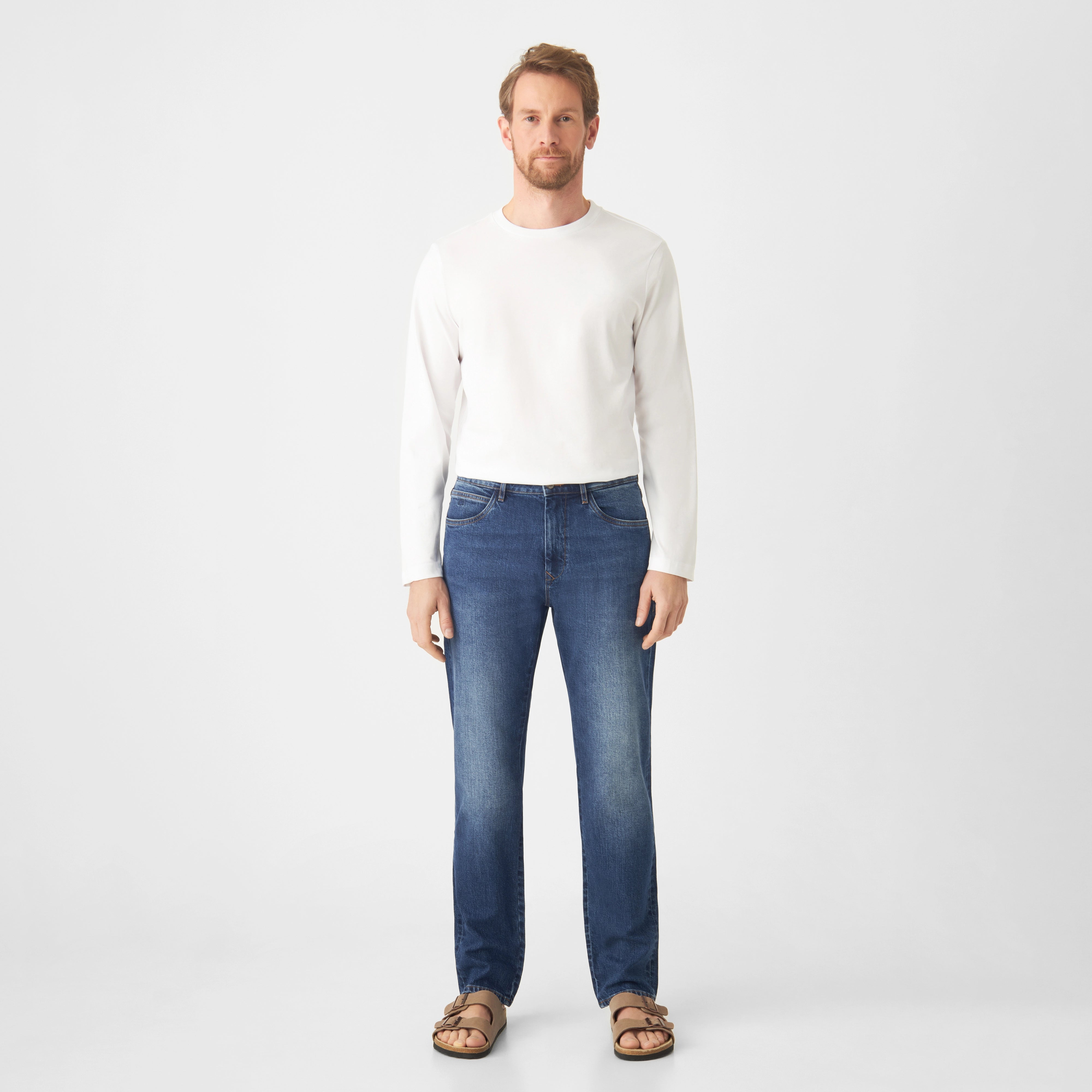 DUSK Regular Straight Minimal Stretch - Classic - Dark Blue