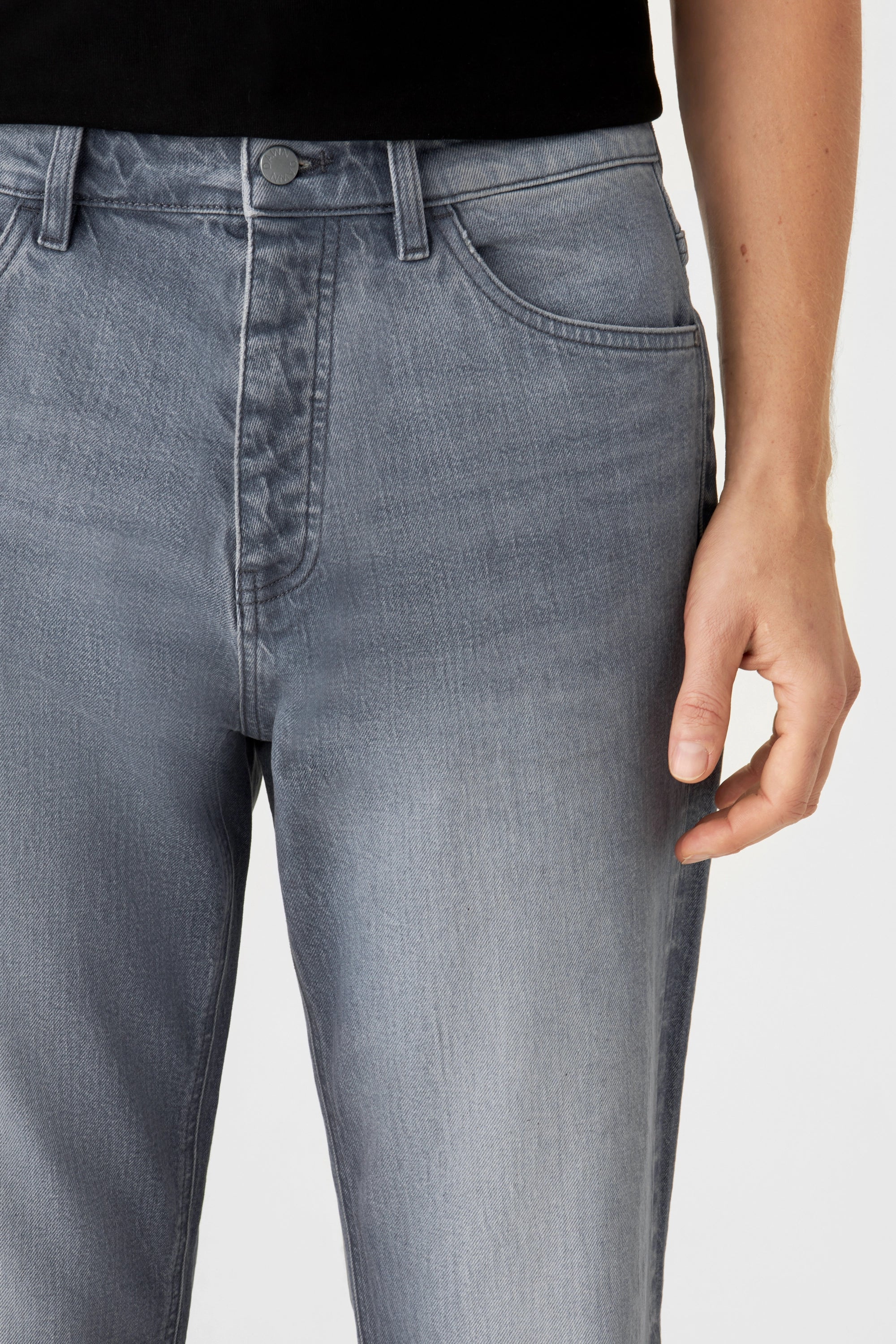 RISE Relaxed Tapered Minimal Stretch - Basic - Medium Grey