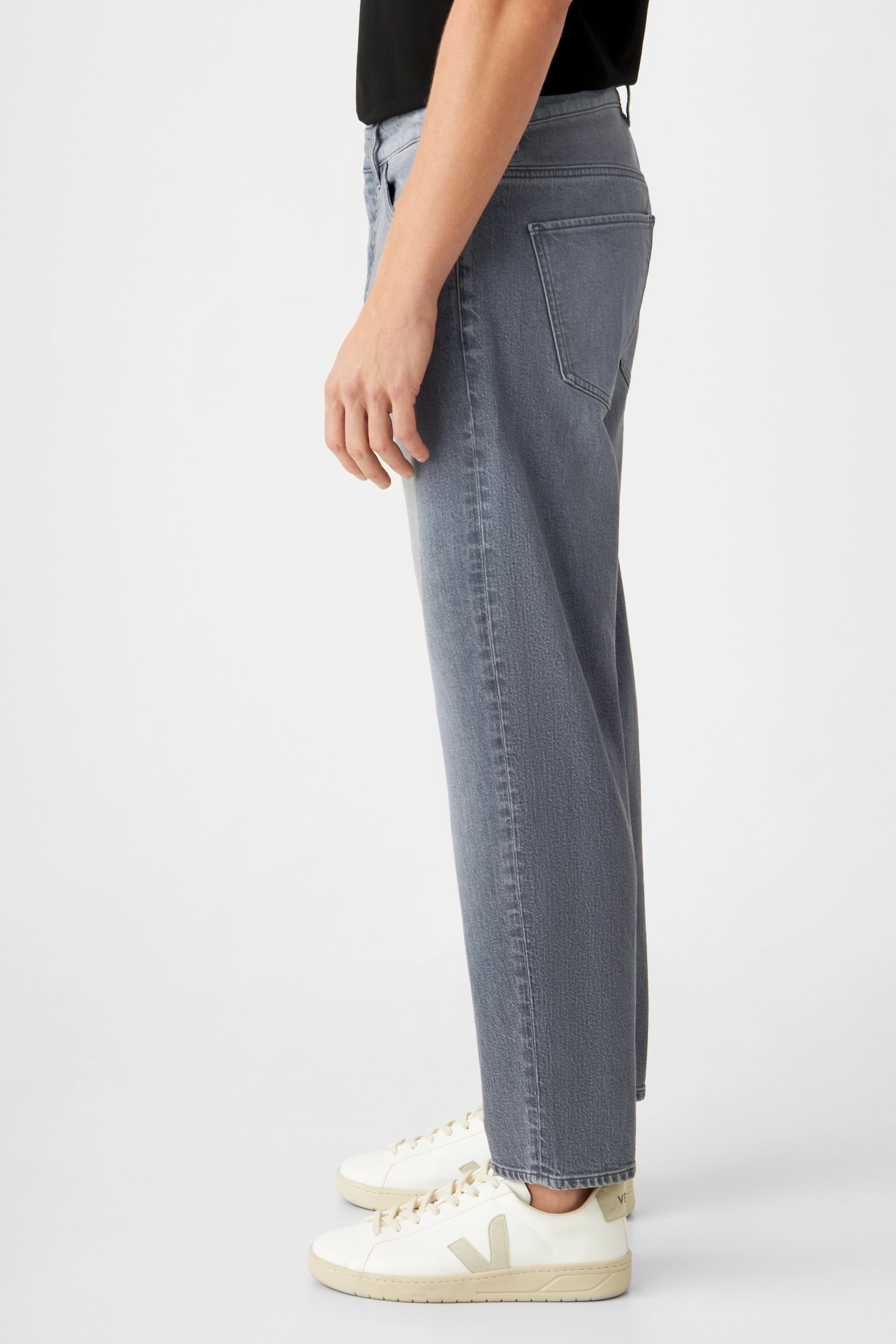 RISE Relaxed Tapered Minimal Stretch - Basic - Medium Grey