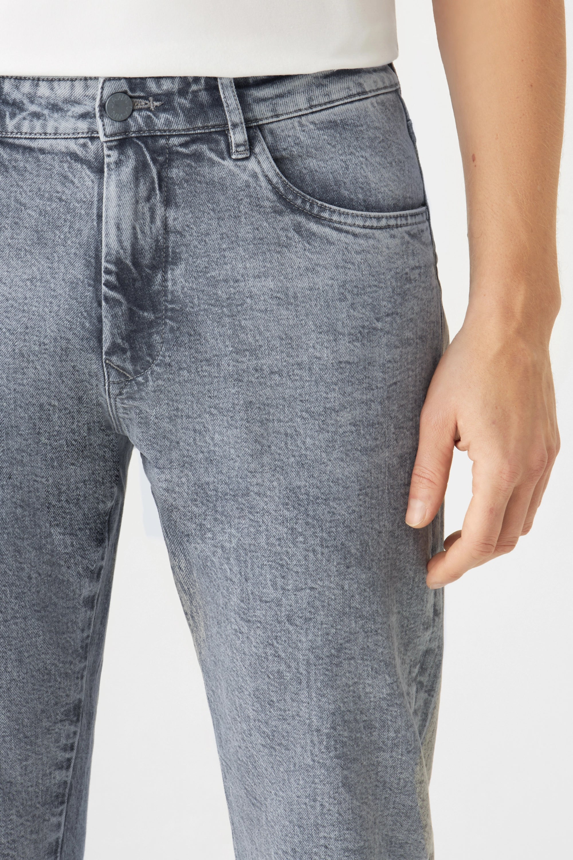 DUSK Regular Straight Minimal Stretch - Classic - Special Light Grey