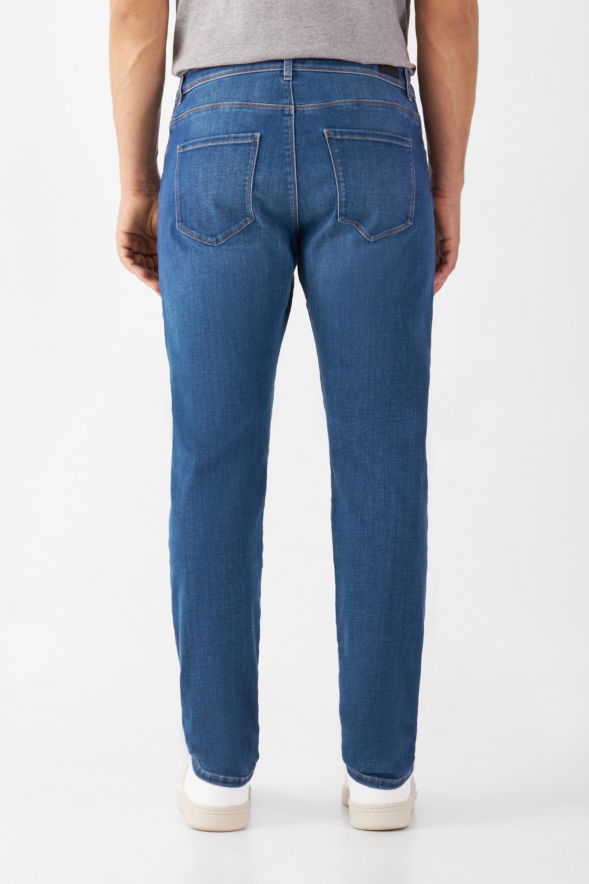 MORROW Soft Stretch - Slim - Medium Blue