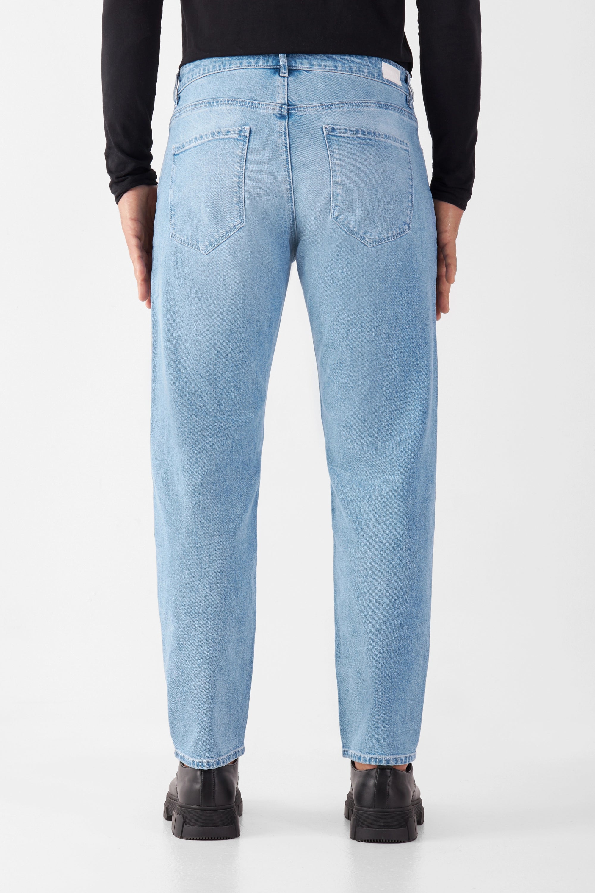 RISE Relaxed Tapered Minimal Stretch - Basic - Bright Blue