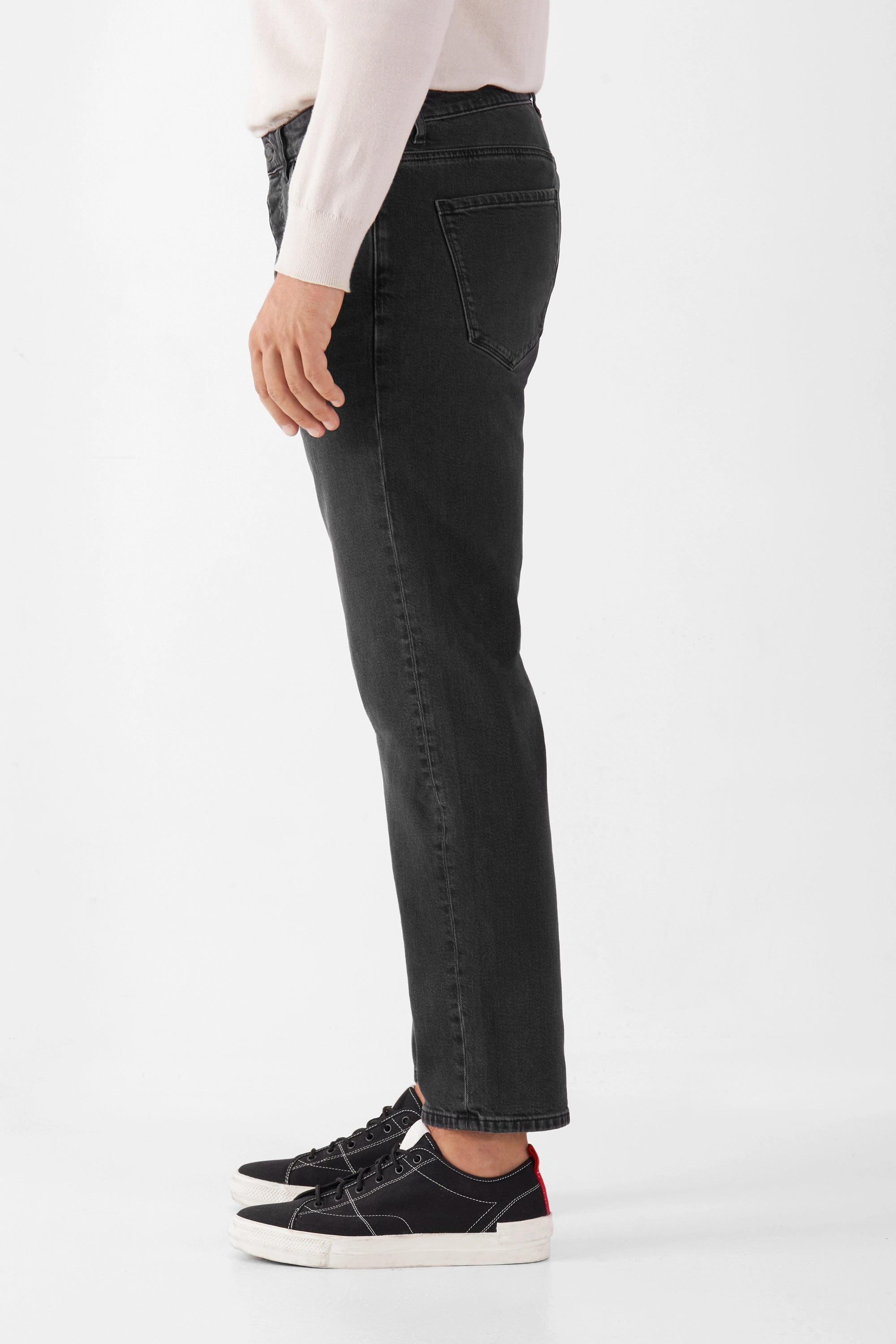 RISE Relaxed Tapered Minimal Stretch - Basic - Black