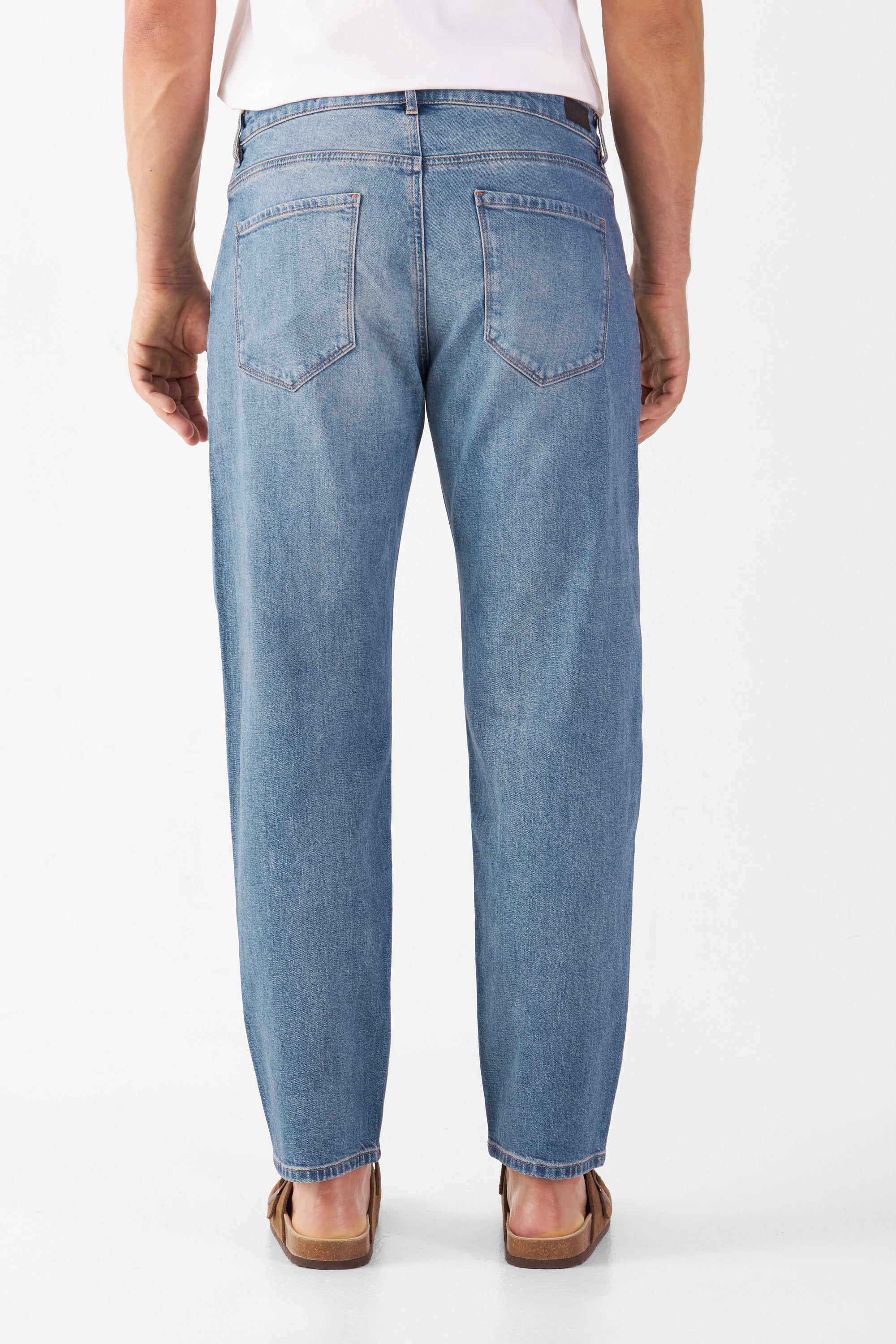 RISE Relaxed Tapered Minimal Stretch - Basic - Vintage Blue