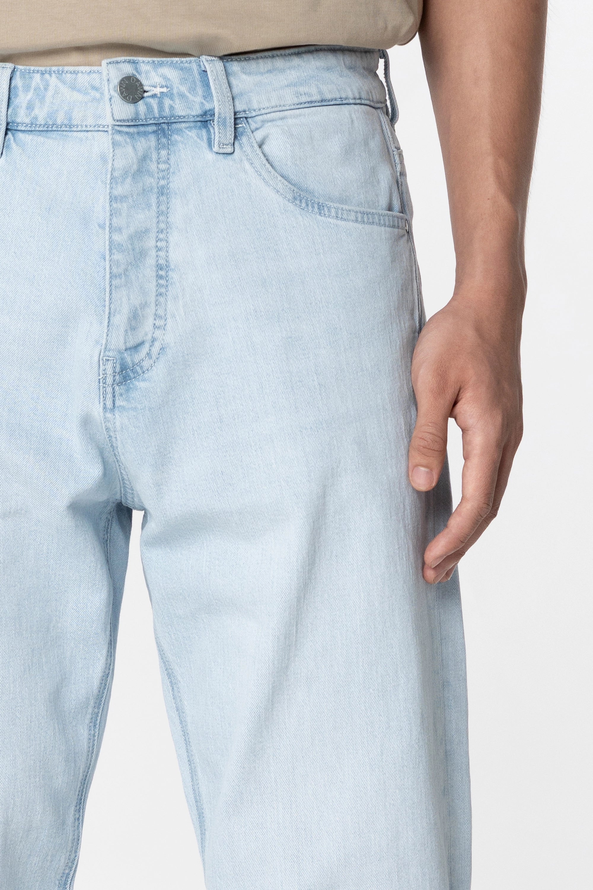 RISE Relaxed Tapered Minimal Stretch - Basic - Ice Blue