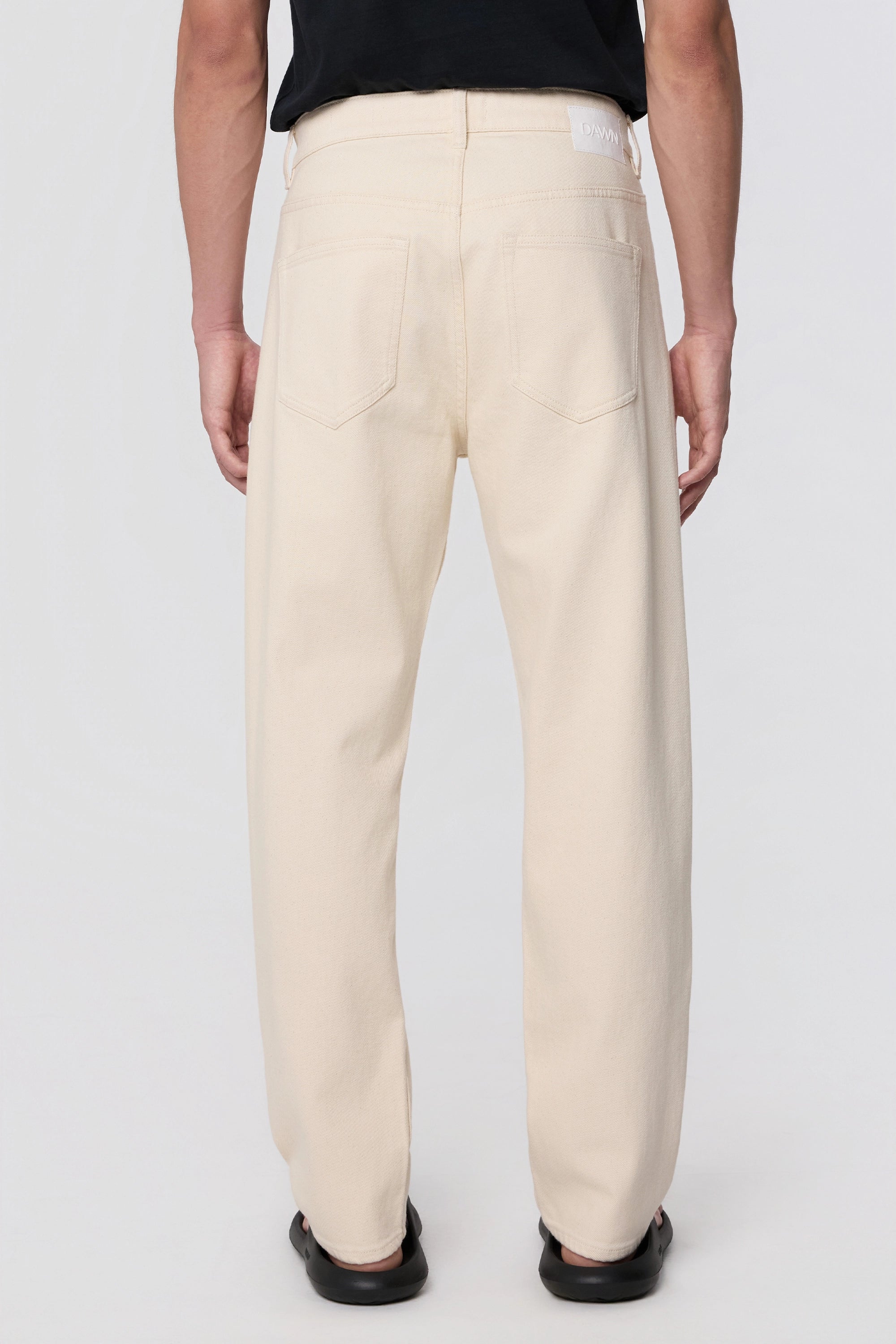 RISE Relaxed Tapered Minimal Stretch - Basic - Ecru
