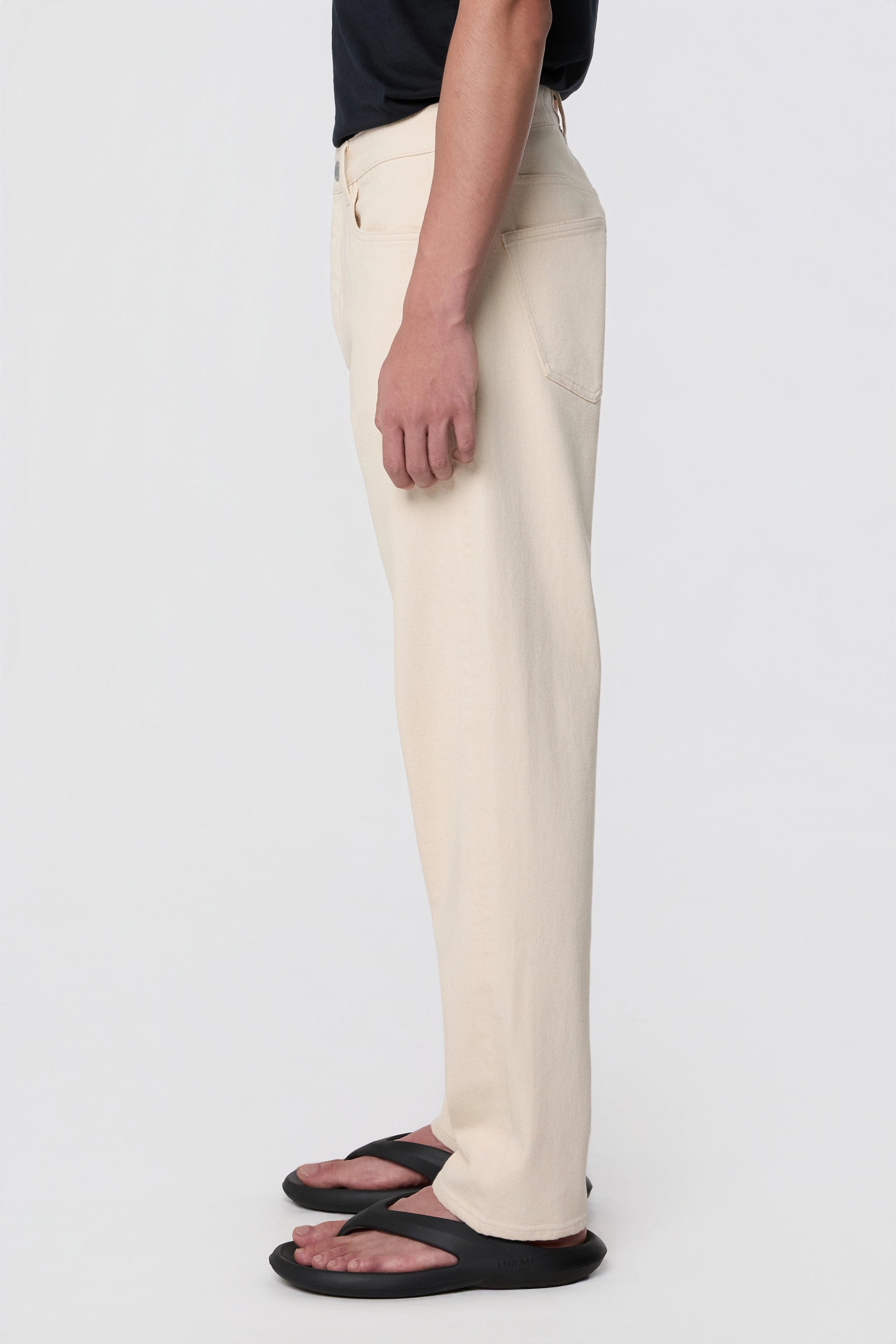 RISE Relaxed Tapered Minimal Stretch - Basic - Ecru