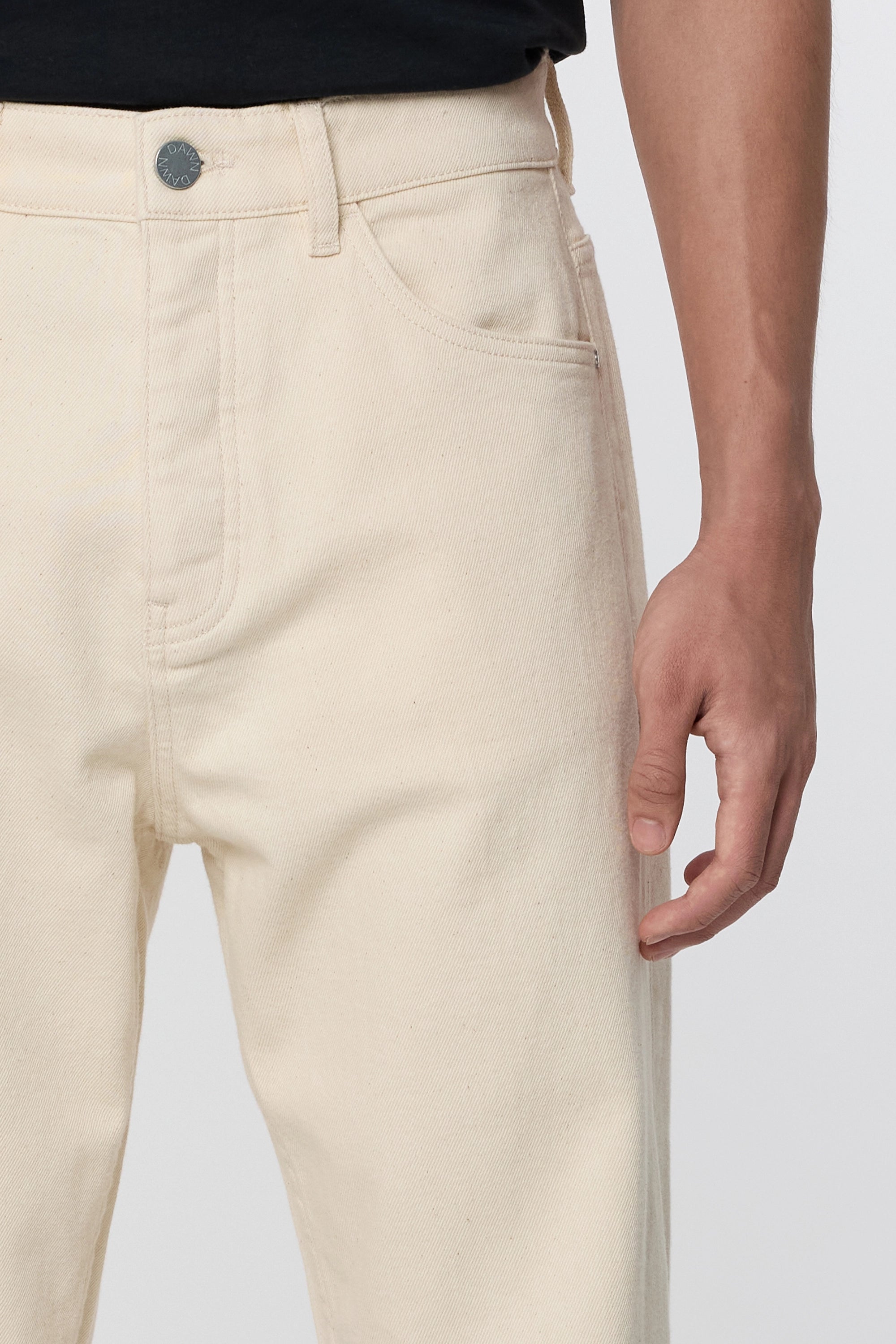 RISE Relaxed Tapered Minimal Stretch - Basic - Ecru
