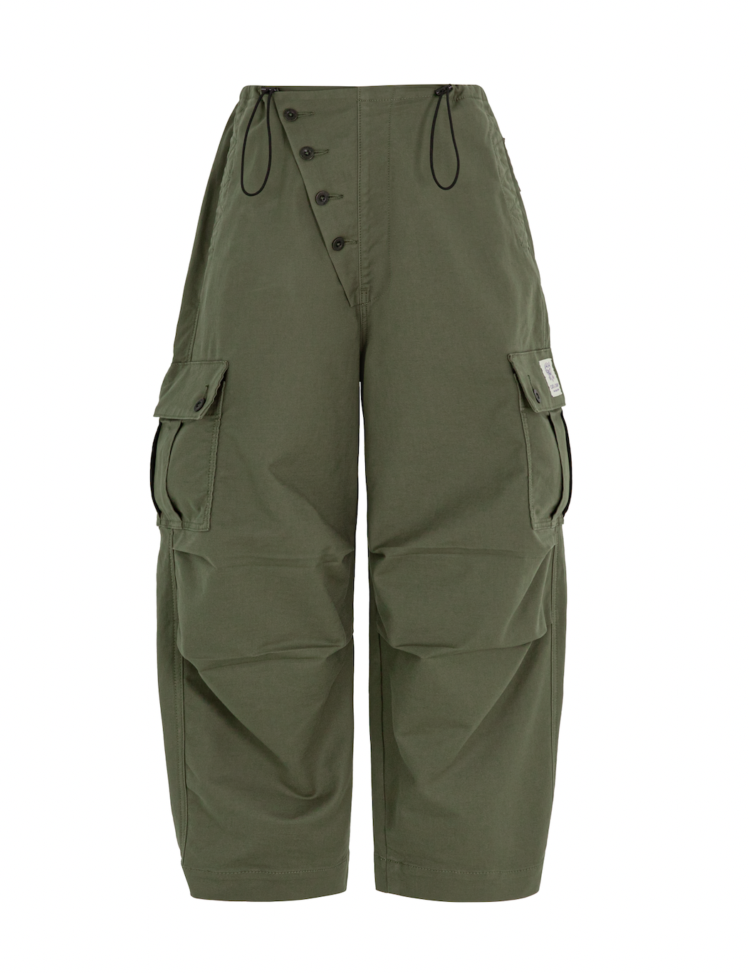 MAY MAY - Baggy Cargo Pants - Moss Green